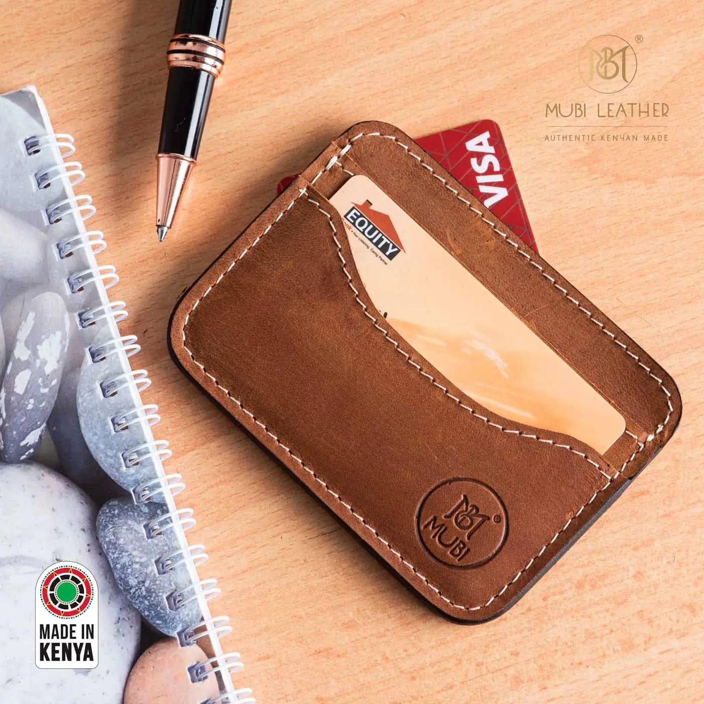 Leather card holder